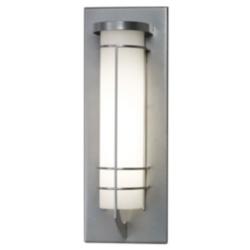Synergy 14&quot;H Satin Pewter|Opal Acrylic Exterior Sconce LED