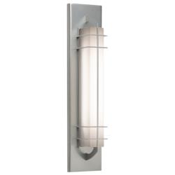 Synergy 23&quot; Satin Pewter and Opal Acrylic Sconce Triac LED