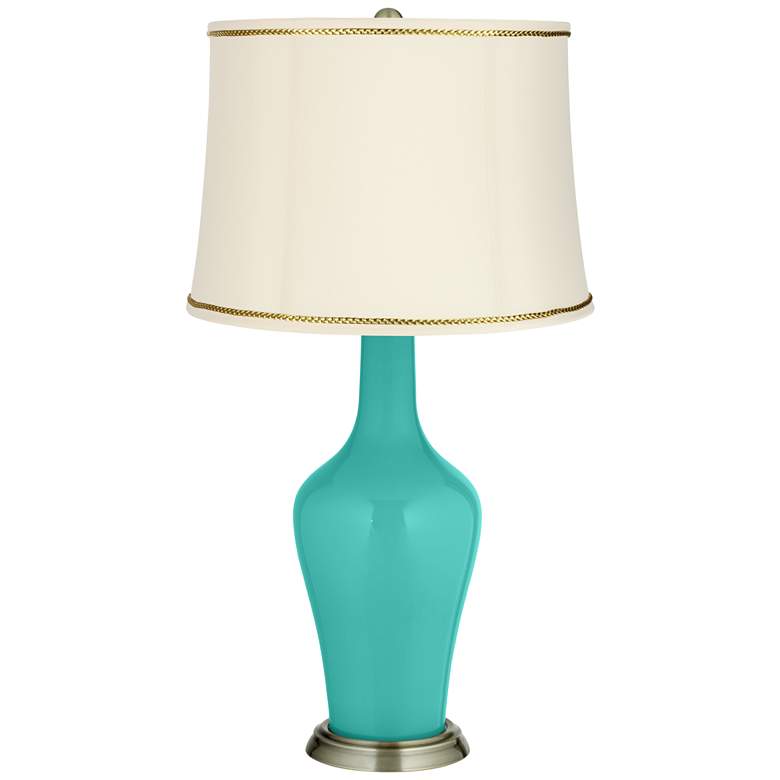 Image 1 Synergy Anya Table Lamp with President&#39;s Braid Trim