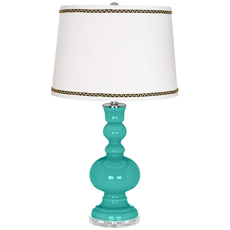 Image 1 Synergy Apothecary Table Lamp with Ric-Rac Trim