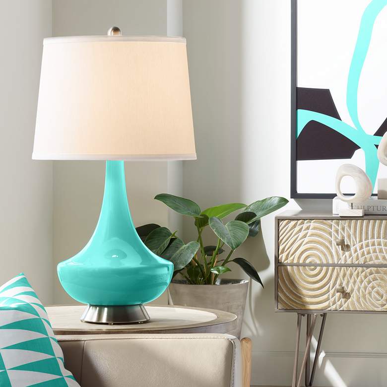 Image 1 Synergy Gillan Glass Table Lamp