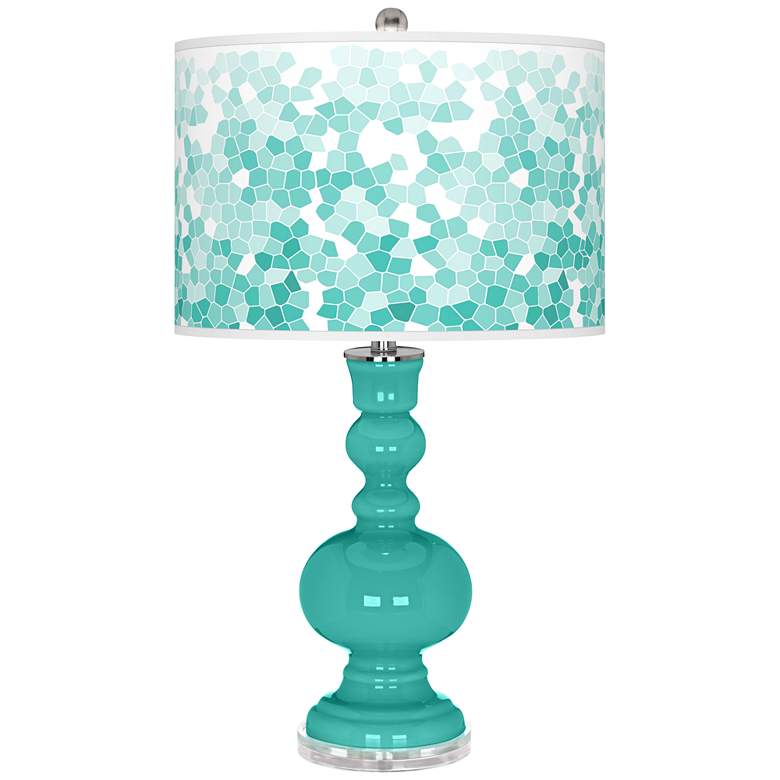 Image 1 Synergy Mosaic Giclee Apothecary Table Lamp
