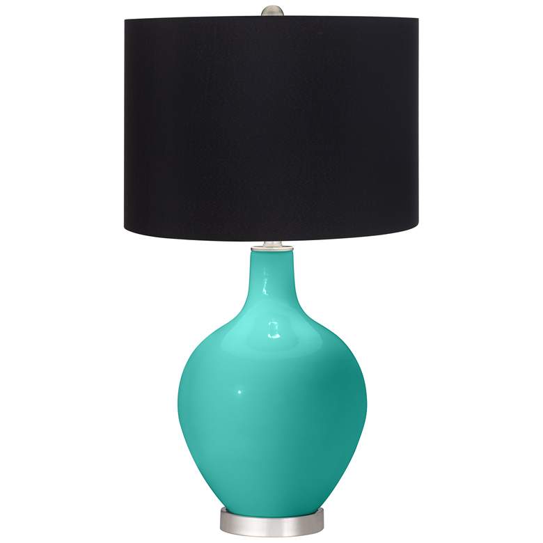 Image 1 Synergy Ovo Table Lamp with Black Shade