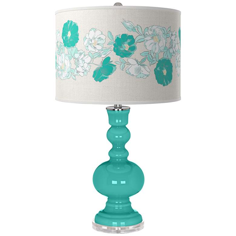 Image 1 Synergy Rose Bouquet Apothecary Table Lamp