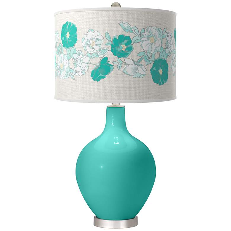 Image 1 Synergy Rose Bouquet Ovo Table Lamp