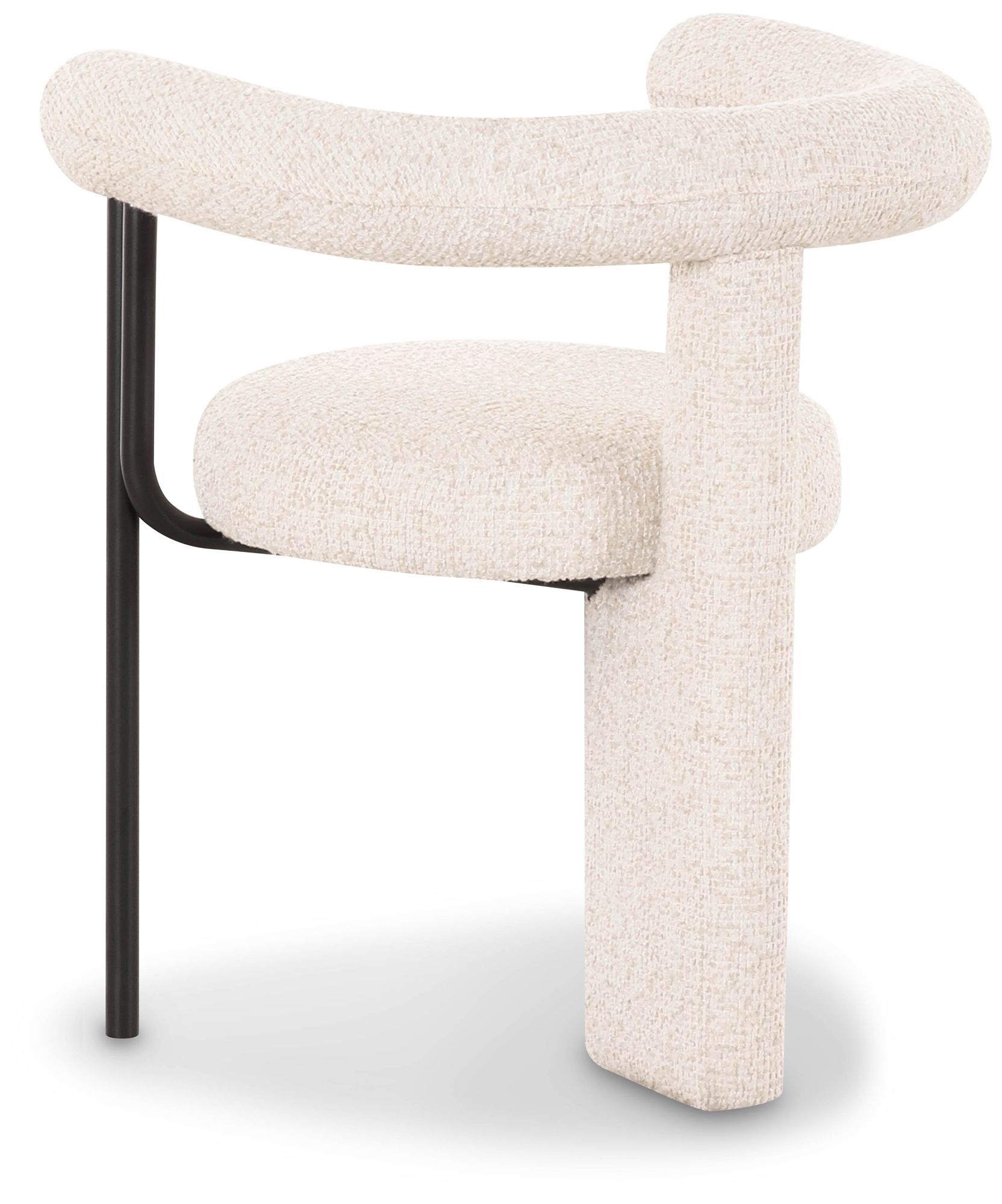 Image 3 Synn Cream Performance Boucle Dining Chair more views