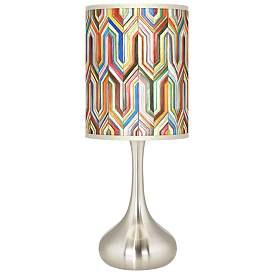 Image2 of Synthesis Giclee Modern Droplet Table Lamp