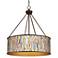 Synthesis Yulie 24 3/4" Wide Bronze Modern Pendant Light