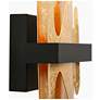 5_Synthienniser 13 1/2"H Black and Gold ADA LED Wall Sconce more views