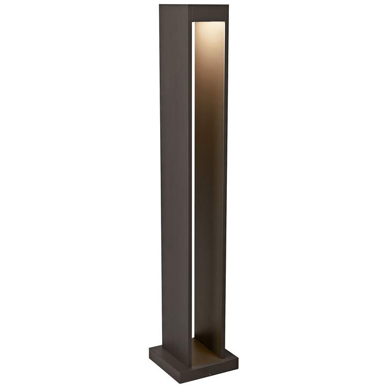 Image 1 Syntra 42" High Bronze LED Landscape Bollard Light