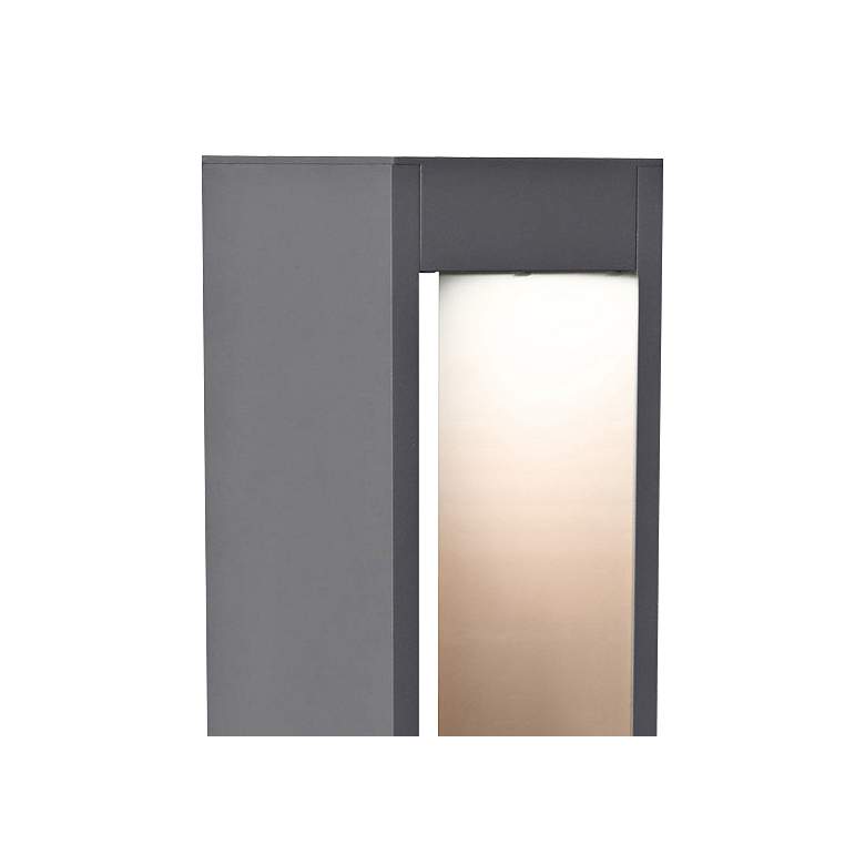 Image 2 Syntra 42" High Charcoal LED Bollard Light more views