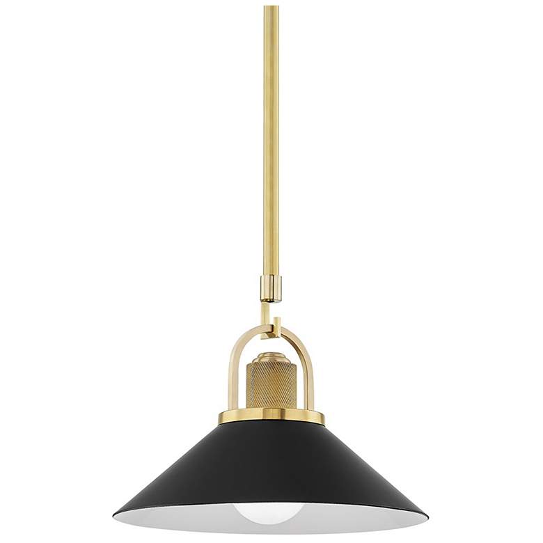 Image 1 Syosset 1 Light Sm Pendant Blk