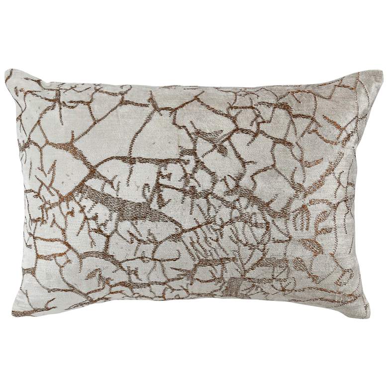 Image 1 Syra Natural Abstract 20" x 14" Decorative Pillow