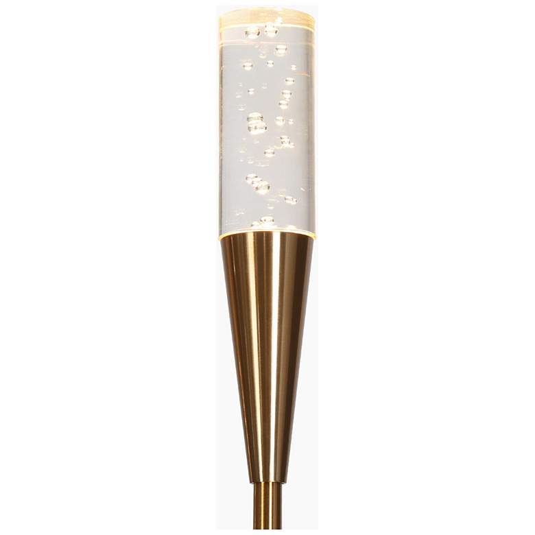 Image 3 Syring 27" Wide Gold 8-Light LED Chandelier more views