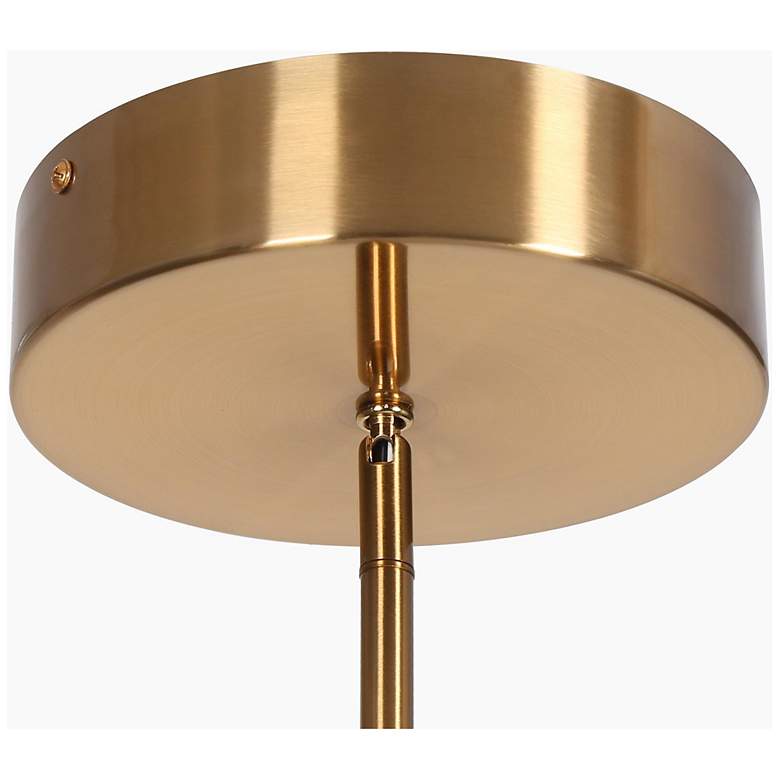 Image 4 Syring 27" Wide Gold 8-Light LED Chandelier more views