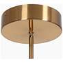 4_Syring 27" Wide Gold 8-Light LED Chandelier more views