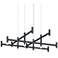 Systema Staccato Square 4x4 Pendant w/20' Cord/Cable - Satin Black