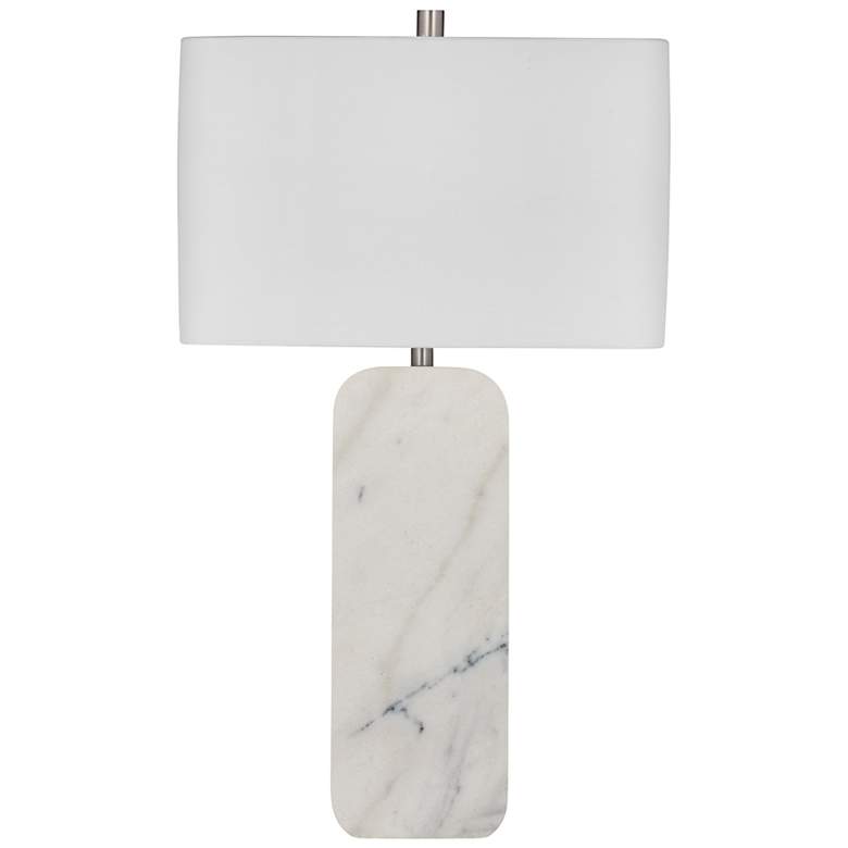 Image 1 Systin White Marble Table Lamp