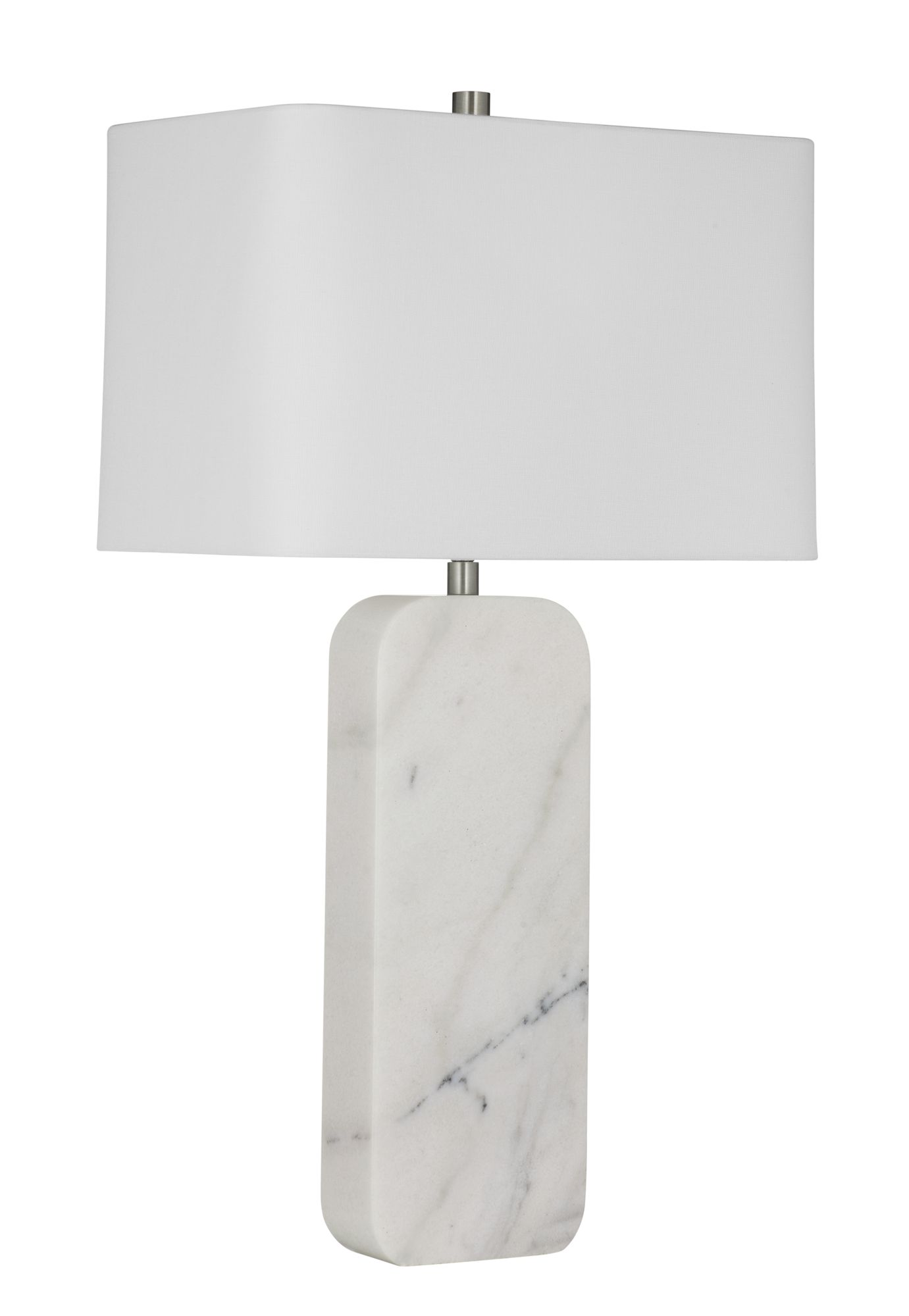 Image 2 Systin White Marble Table Lamp more views