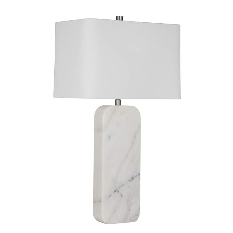 Image 2 Systin White Marble Table Lamp more views