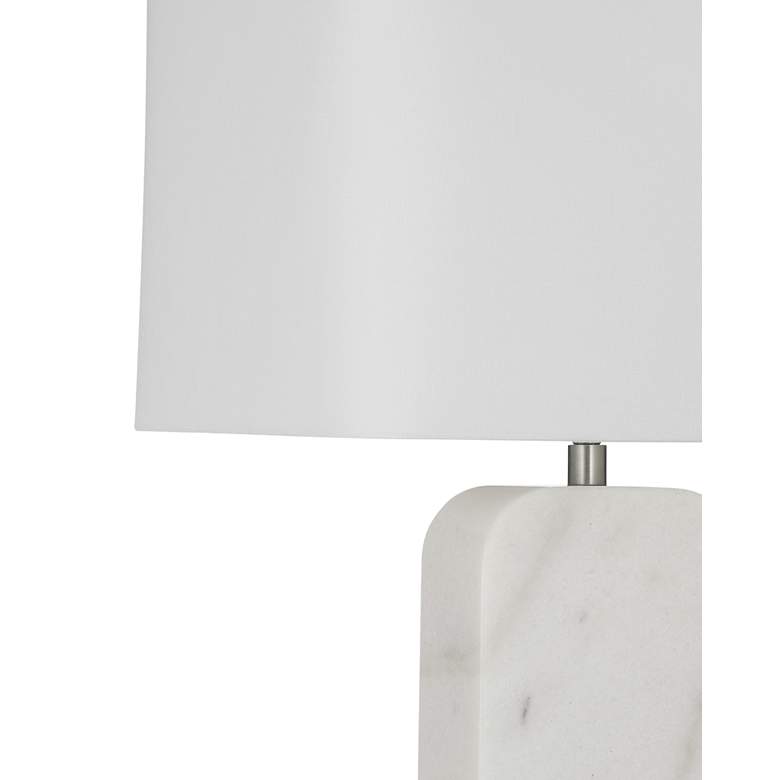 Image 3 Systin White Marble Table Lamp more views