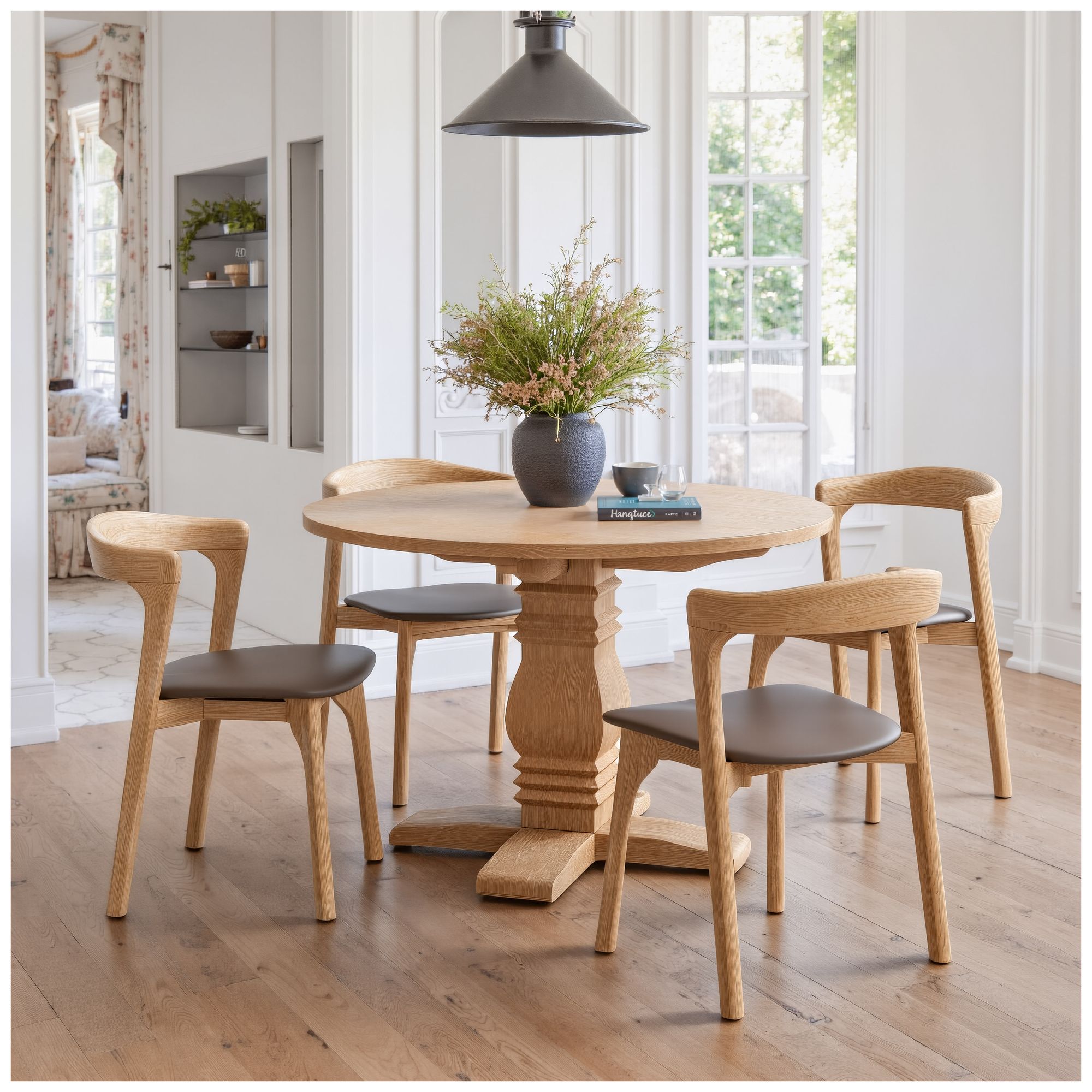 Image 6 Tabi Dining Table Brown more views