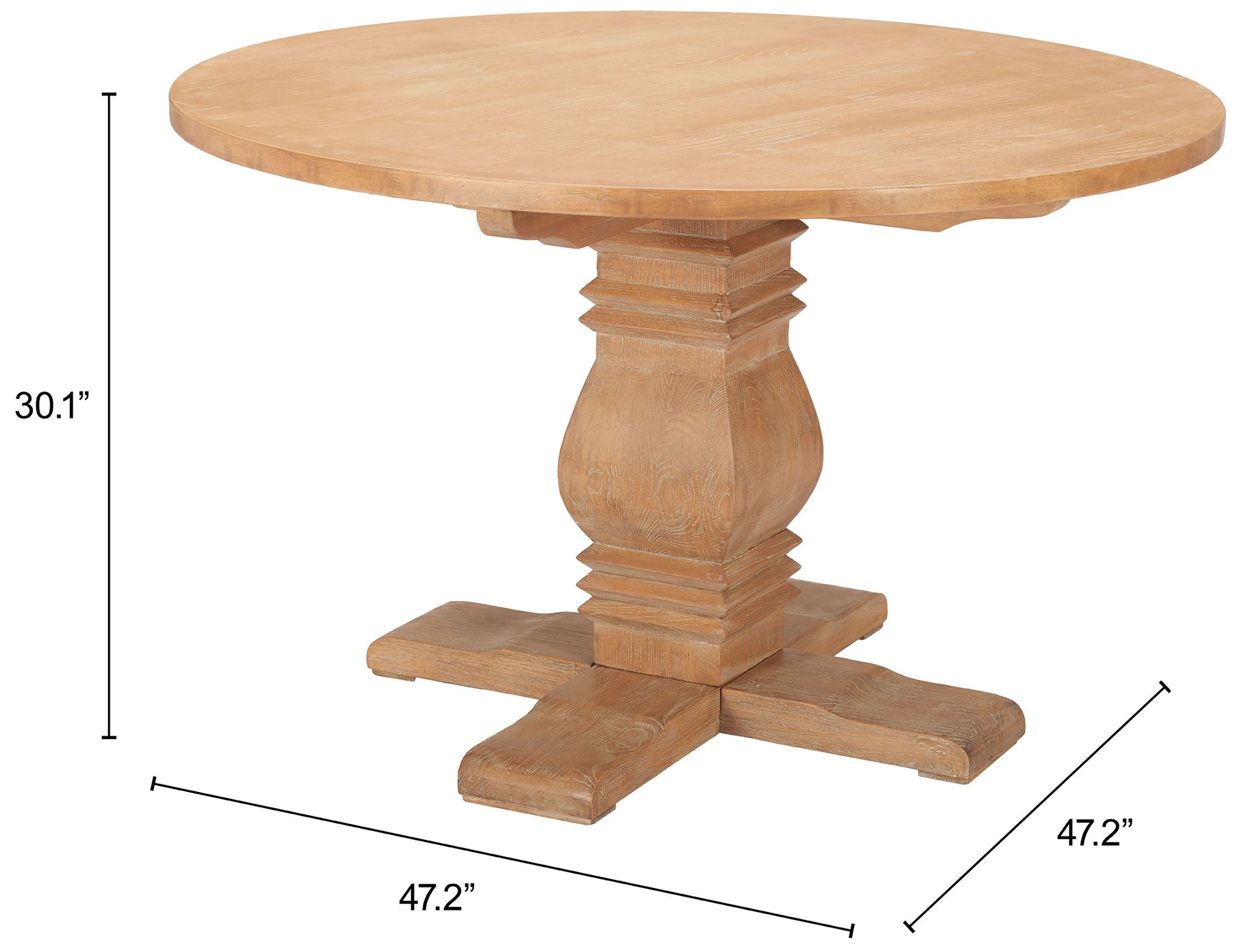 Tabi Dining Table Brown