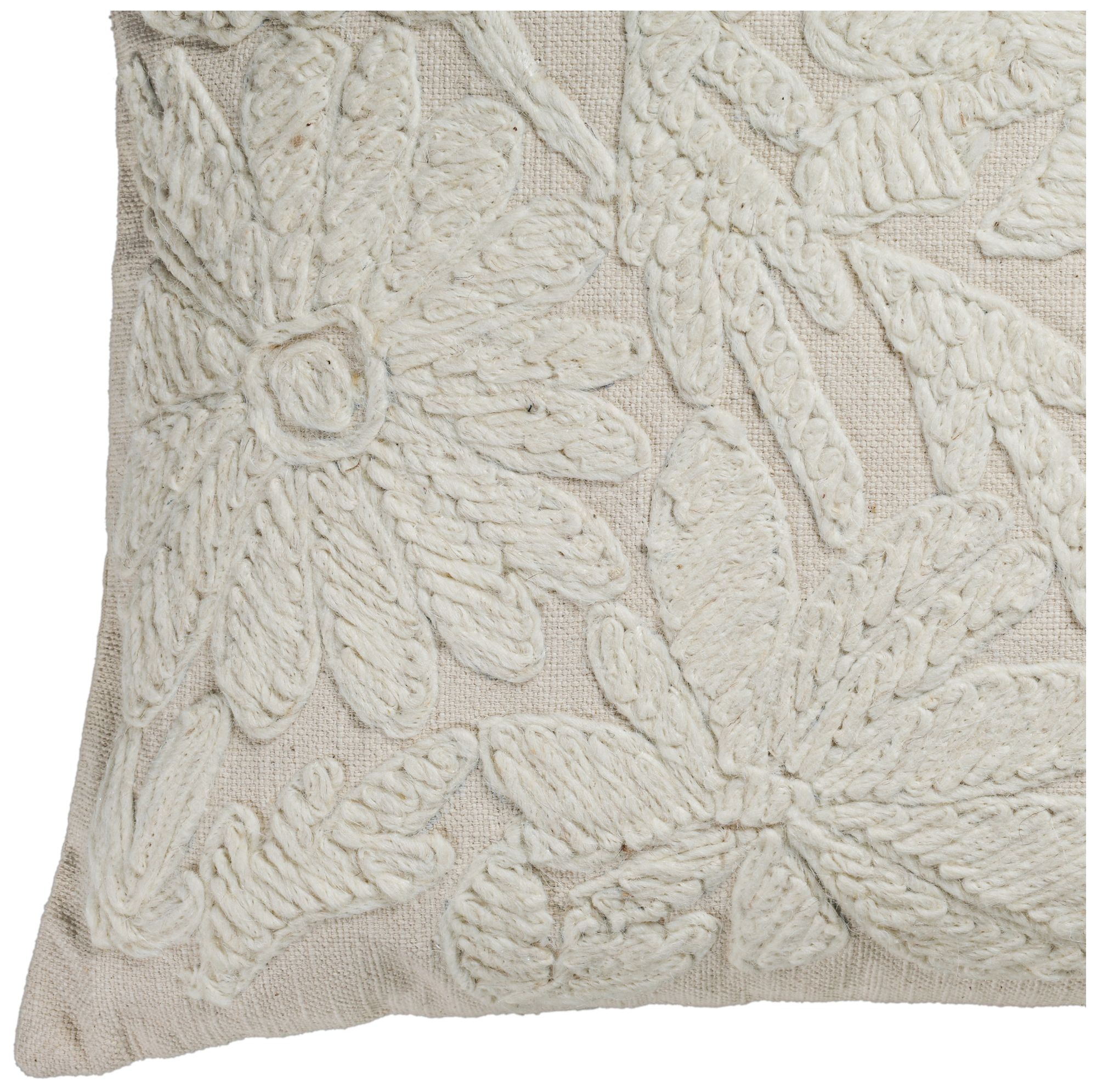 Image 2 Tabitha 24" Euro Size Square Embroidered Pillow more views