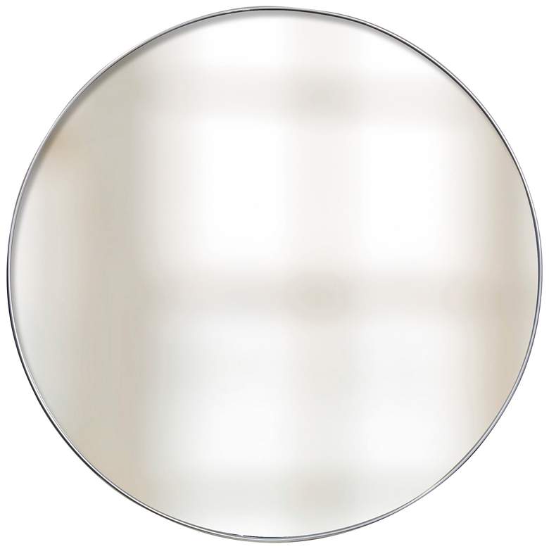 Image 2 Tabitha 42" x 42" Round Gold Modern Wall Mirror