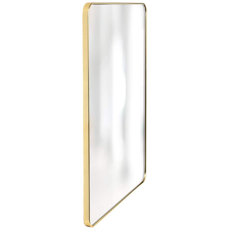 Image 4 Tabitha 42" x 42" Round Silver Modern Wall Mirror more views