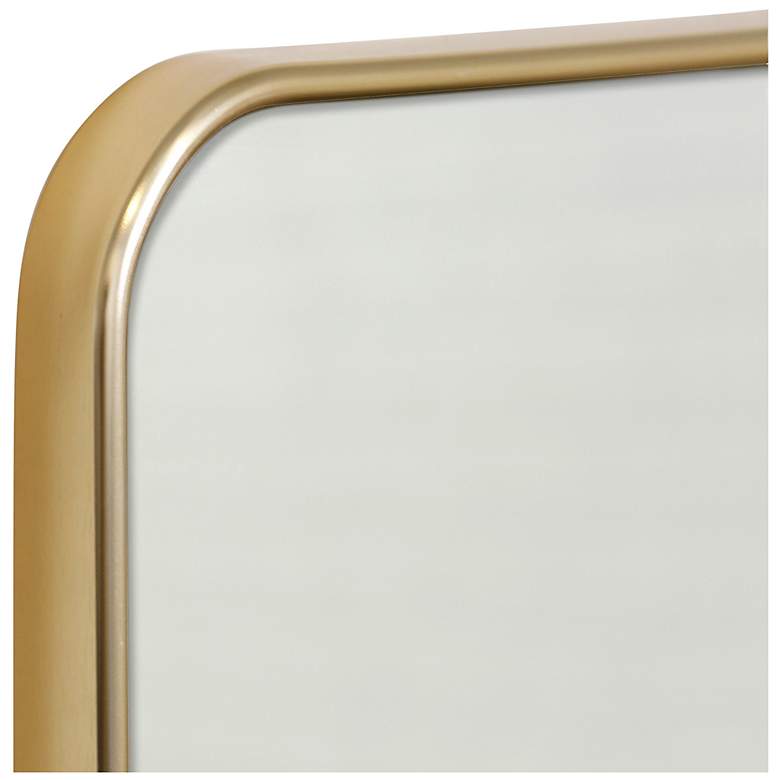 Image 5 Tabitha 42" x 42" Round Silver Modern Wall Mirror more views