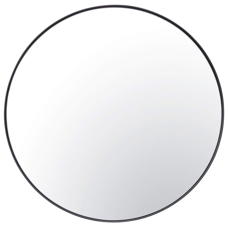 Image 1 Tablet 30-in Round Wall Mirror - Black