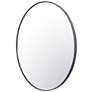 Thumbnail2 of Tablet 30-in Round Wall Mirror - Black more views
