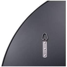 Image5 of Tablet 30-in Round Wall Mirror - Black more views