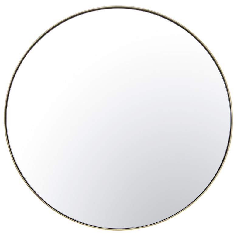 Image 1 Tablet 30-in Round Wall Mirror - Gold