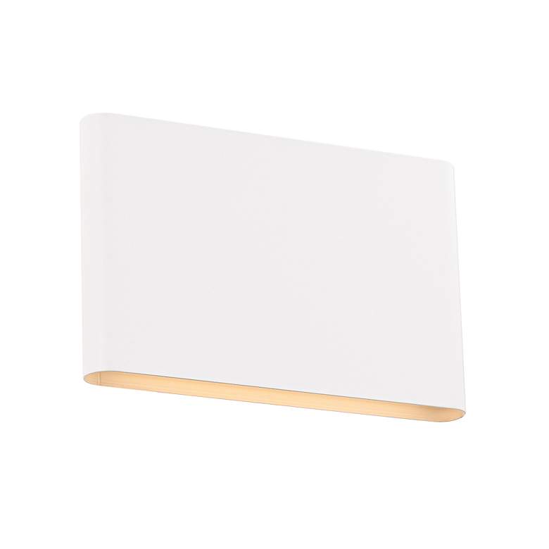 Image 3 Tablet 5.5"H x 1.63"W 2-Light Outdoor Wall Light in White more views