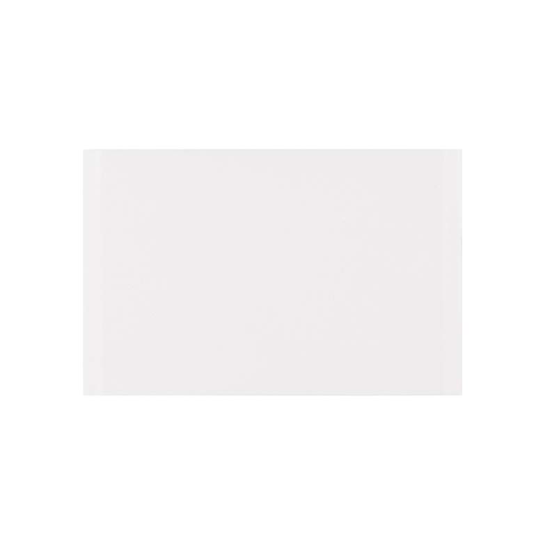Image 4 Tablet 5.5"H x 1.63"W 2-Light Outdoor Wall Light in White more views