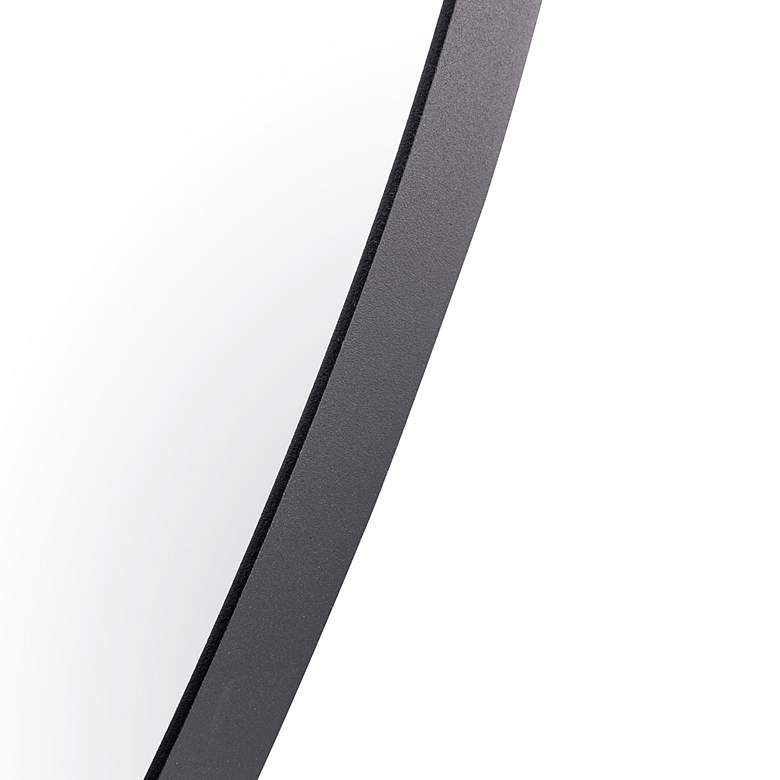 Image 4 Tablet 50-in Round Wall Mirror - Black more views