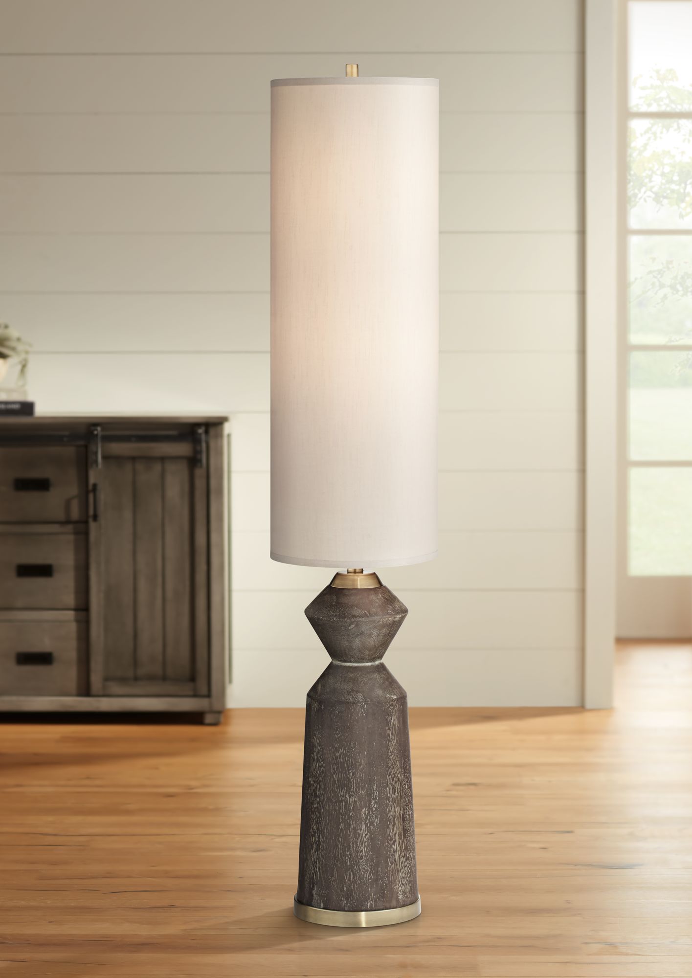 contemporary column floor lamps