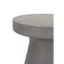 Tack 17 3/4" Wide Slate Gray Concrete Outdoor Accent Table
