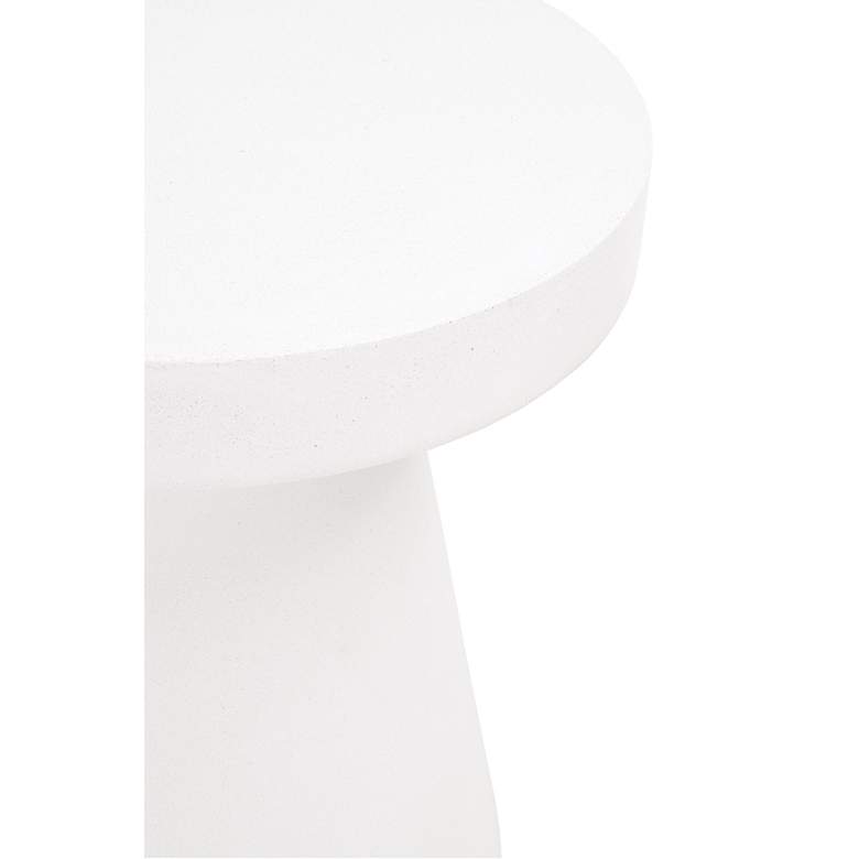 Image 2 Tack Accent Table, Ivory Concrete more views