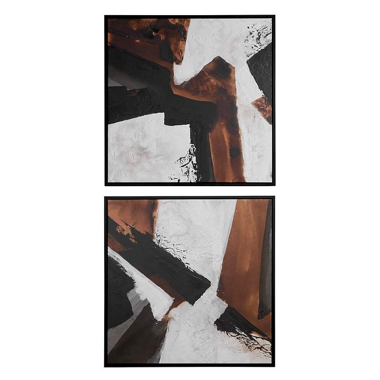 Image 2 Tactile Inspiration 2-Piece Framed Canvas Wall Art Set