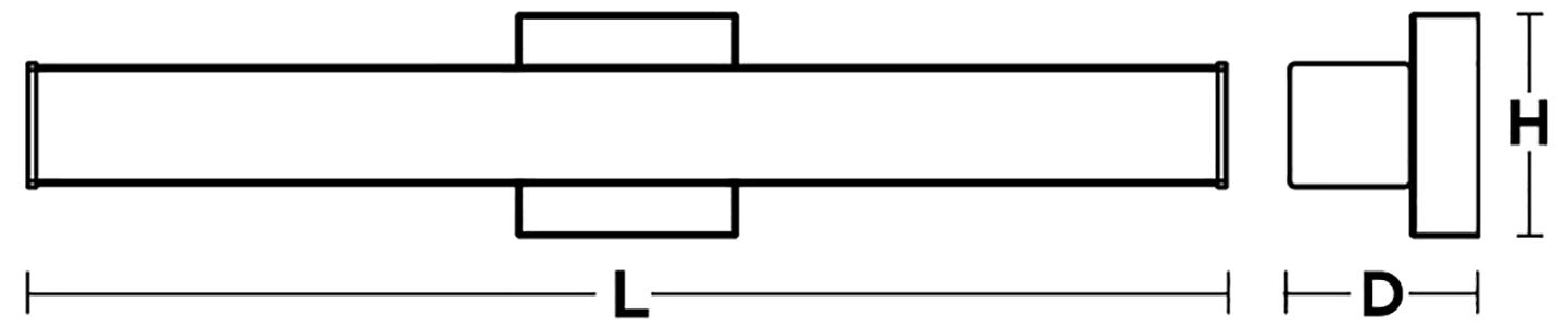 Image 5 Tad 24.75" Wide Satin Nickel LED Bath/Vanity Light more views