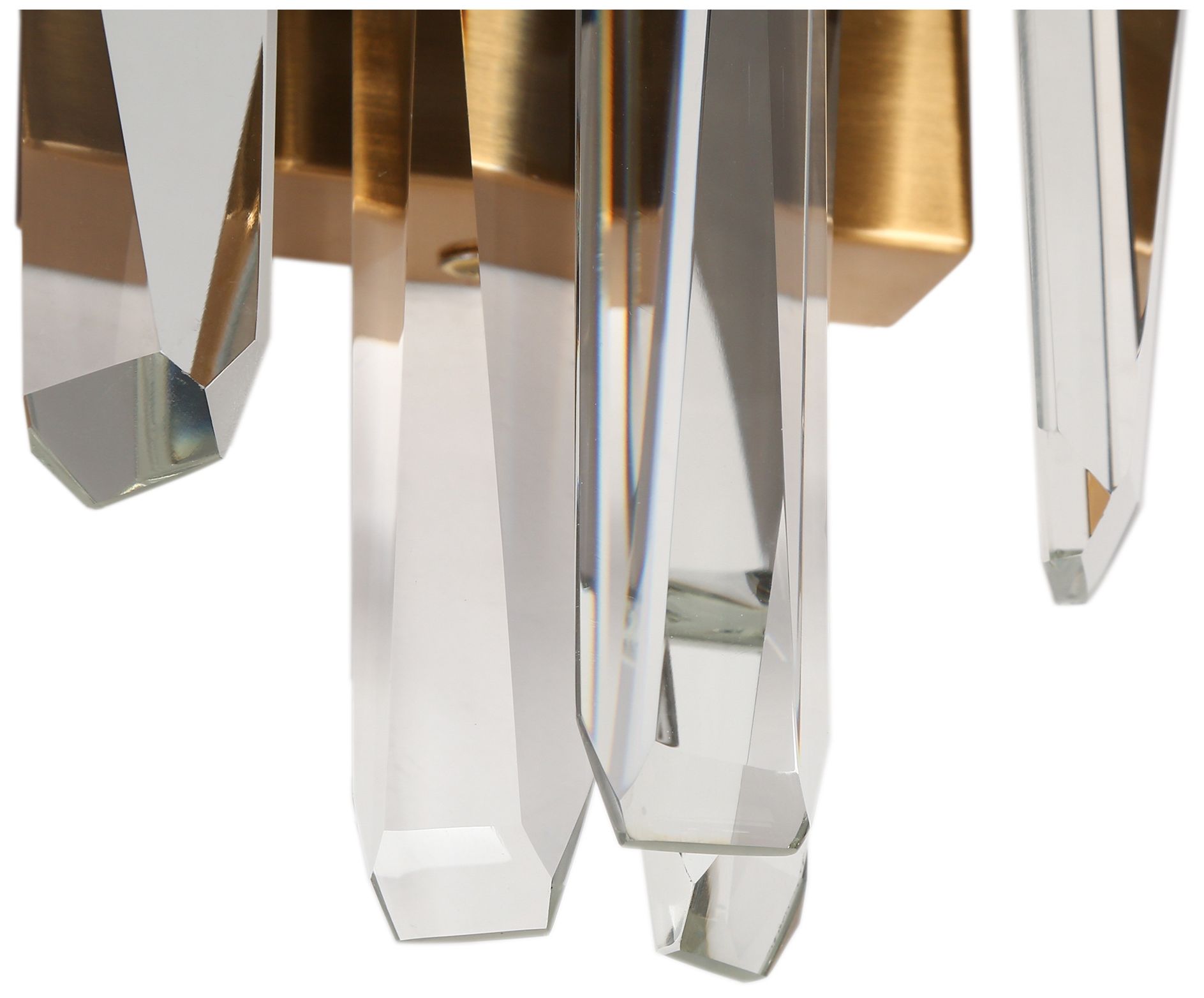 Image 4 Tadeusz 1-Light Black Gold Crystal LED Wall Sconces - Made to Order more views