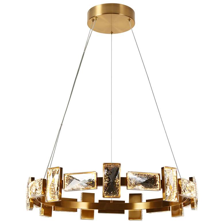 Image 1 Tadeusz 1-Light LED Crystal Chandelier