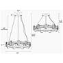 2_Tadeusz 1-Light LED Crystal Chandelier more views