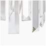 3_Tadonipkeseismo 12" High Brass and Crystal 2-Light Wall Sconce more views