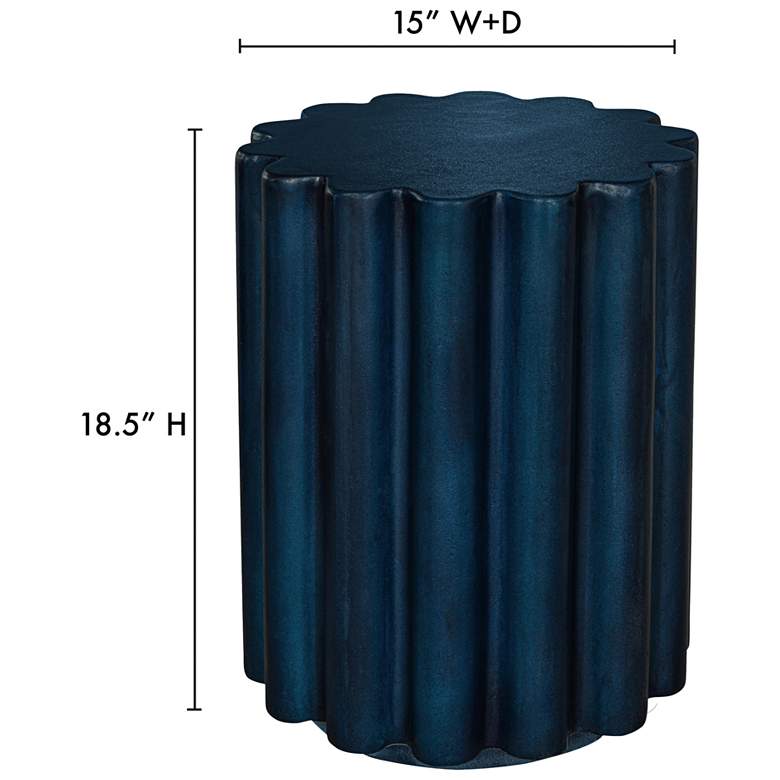 Image 4 Taffy Accent Table Navy Blue more views