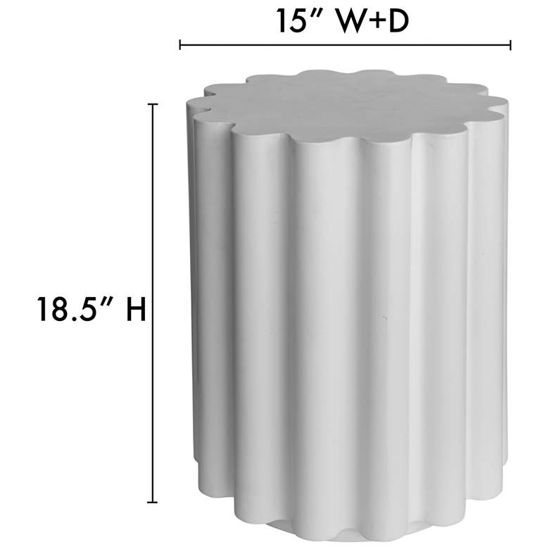 Image 5 Taffy Accent Table White more views