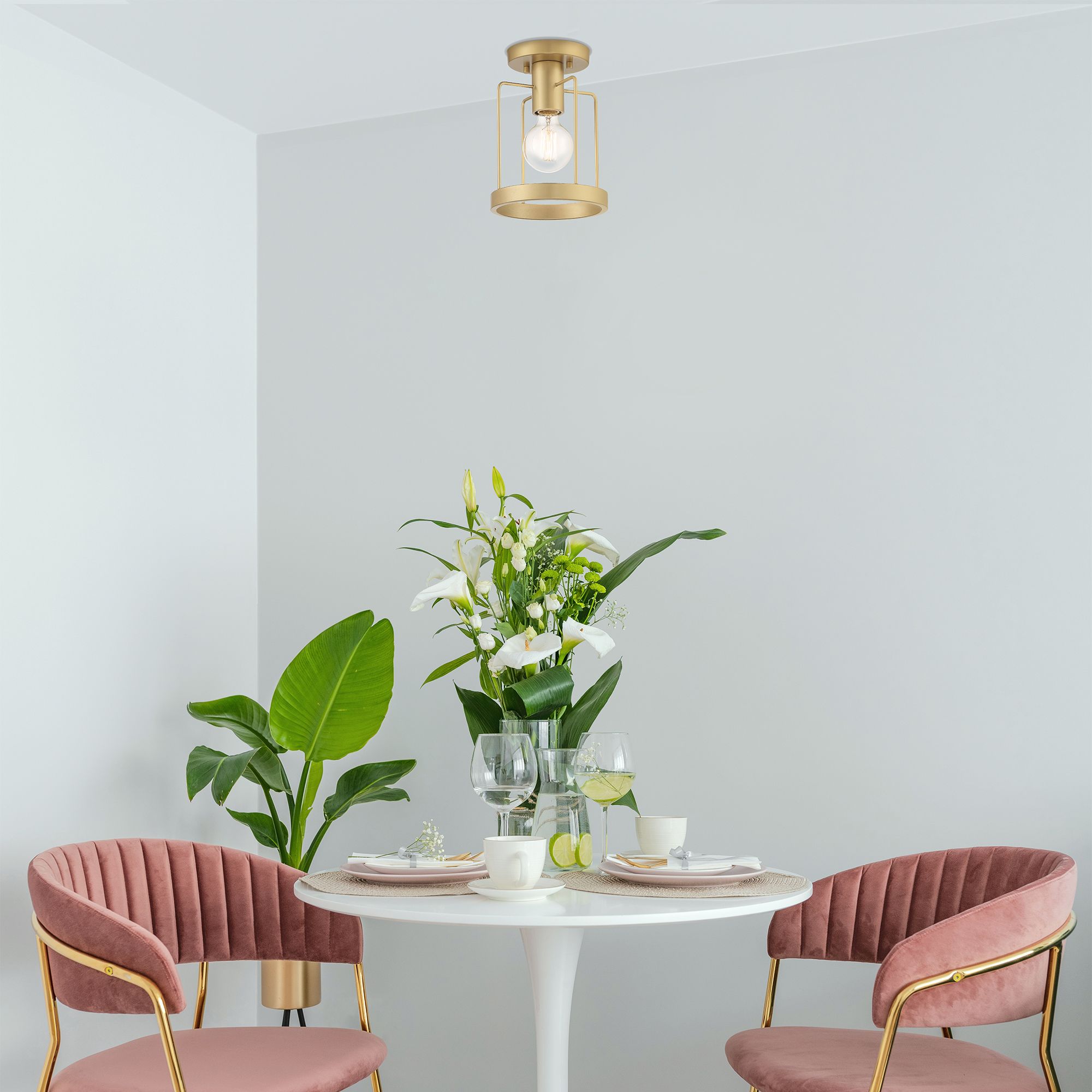 Image 5 Tafo 1 Light Semi Flush more views